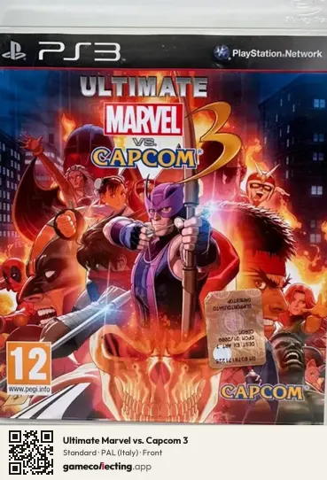 Ultimate Marvel vs. Capcom 3 PlayStation 3, Italy box front