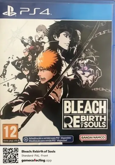 Bleach: Rebirth of Souls PlayStation 4, PAL box front