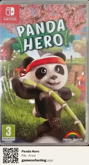 Panda Hero Nintendo Switch, PAL box front
