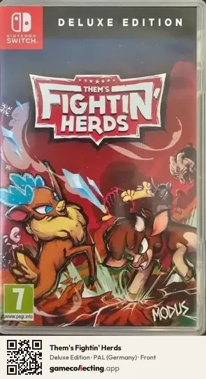 Them's Fightin' Herds Nintendo Switch, Germany box front