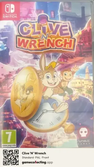Clive 'N' Wrench Nintendo Switch, PAL box front