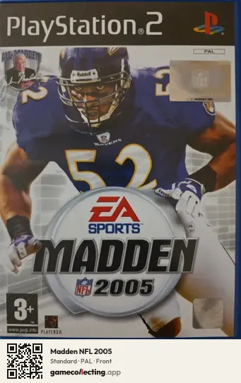 Madden NFL 2005 PlayStation 2, PAL box front