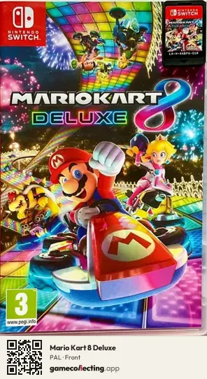 Mario Kart 8 Deluxe Nintendo Switch, PAL box front