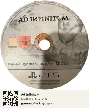 Ad Infinitum PlayStation 5, PAL disc