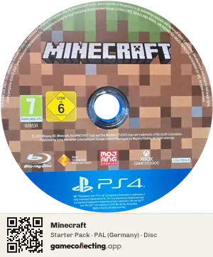 Minecraft PlayStation 4, PAL disc