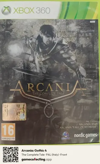 Arcania: Gothic 4 Xbox 360, Italy box front