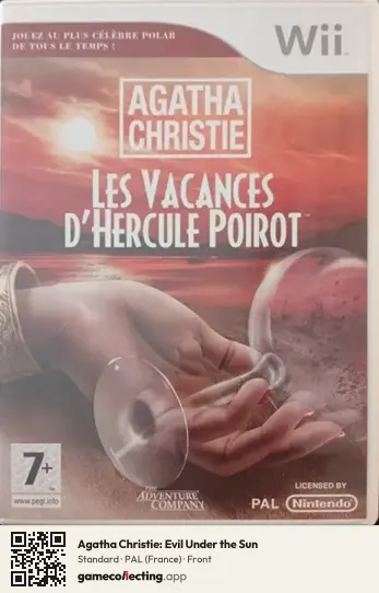 Agatha Christie: Evil Under the Sun Nintendo Wii, France box front