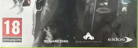 Just Cause 2, the PEGI square on its front