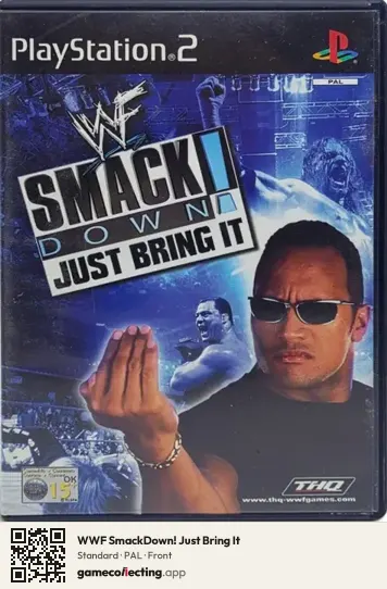 WWF SmackDown! Just Bring It PlayStation 2, PAL box front