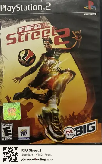 FIFA Street 2 PlayStation 2, NTSC box front