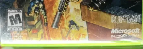 Crackdown 2, the ESRB box on its front