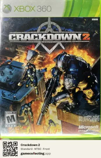 Crackdown 2 Xbox 360, NTSC box front