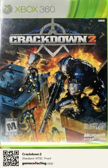 Crackdown 2 Xbox 360, NTSC box front