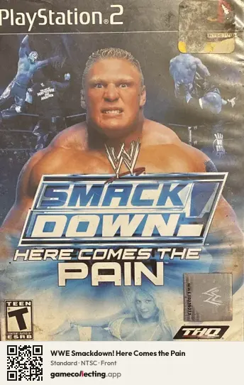 WWE Smackdown! Here Comes the Pain PlayStation 2, NTSC box front
