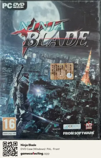 Ninja Blade Computer, PAL box front
