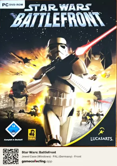 Star Wars: Battlefront Computer, Germany box front