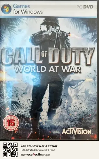 Call of Duty: World at War Computer, United Kingdom box front