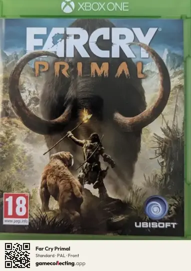 Far Cry Primal Xbox One, PAL box front