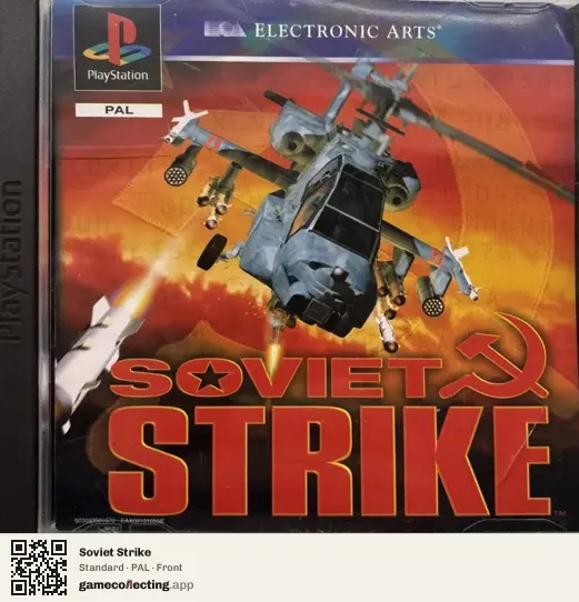 Soviet Strike PlayStation, PAL box front