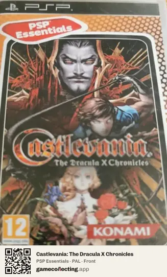 Castlevania: The Dracula X Chronicles PlayStation Portable, PAL box front