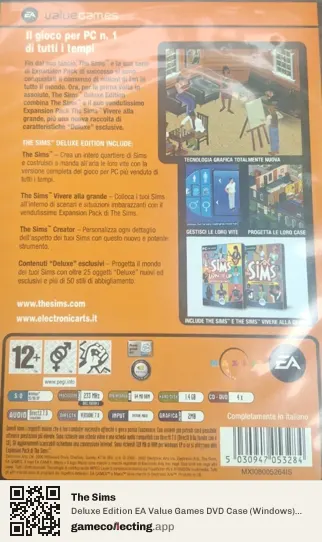The Sims Computer, Italy box back