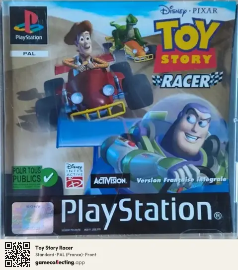 Toy Story Racer PlayStation, France box front