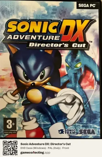Sonic Adventure DX: Director's Cut Computer, Italy box front
