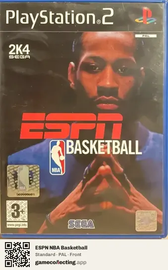 ESPN NBA Basketball PlayStation 2, PAL box front