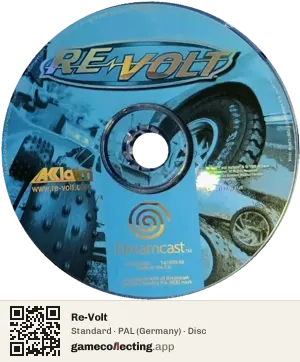 Re-Volt Sega Dreamcast, PAL disc