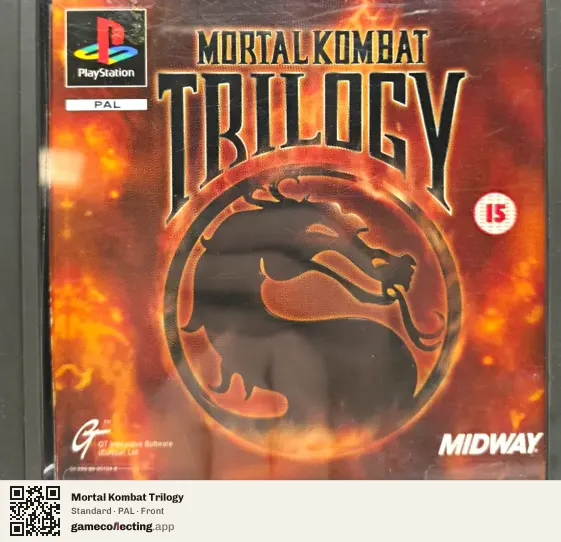 Mortal Kombat Trilogy PlayStation, PAL box front
