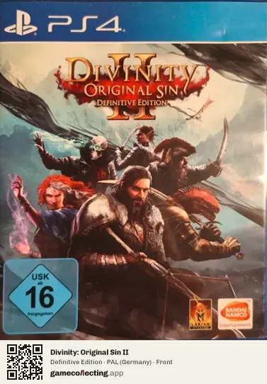 Divinity: Original Sin II PlayStation 4, Germany box front