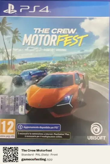 The Crew Motorfest PlayStation 4, Italy box front