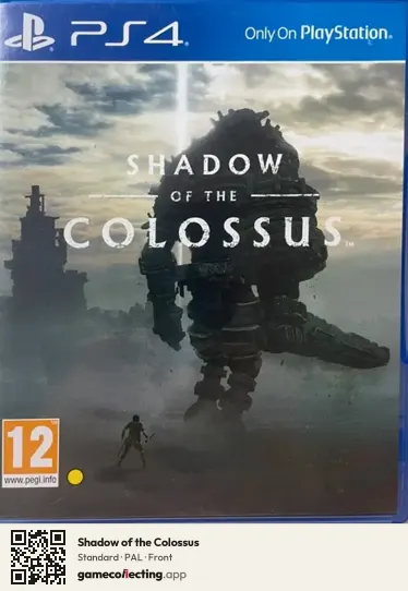 Shadow of the Colossus PlayStation 4, PAL box front