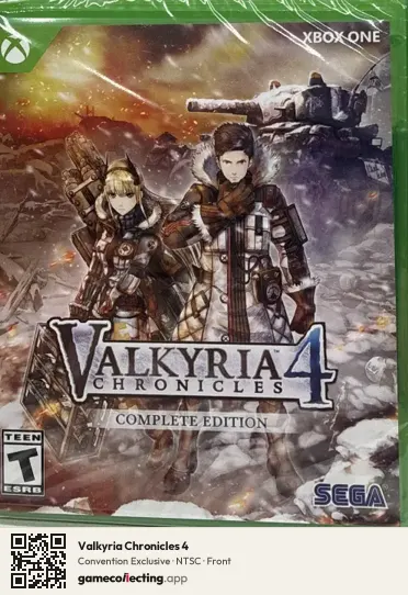 Valkyria Chronicles 4 Xbox One, NTSC box front