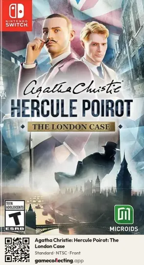 Agatha Christie: Hercule Poirot: The London Case Nintendo Switch, NTSC box front