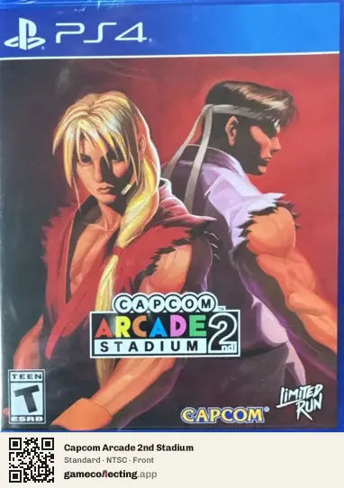 Capcom Arcade 2nd Stadium PlayStation 4, NTSC box front