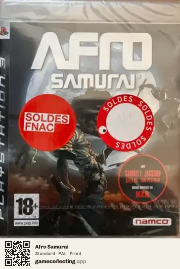 Afro Samurai PlayStation 3, PAL box front