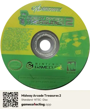 Midway Arcade Treasures 2 Nintendo GameCube, NTSC disc