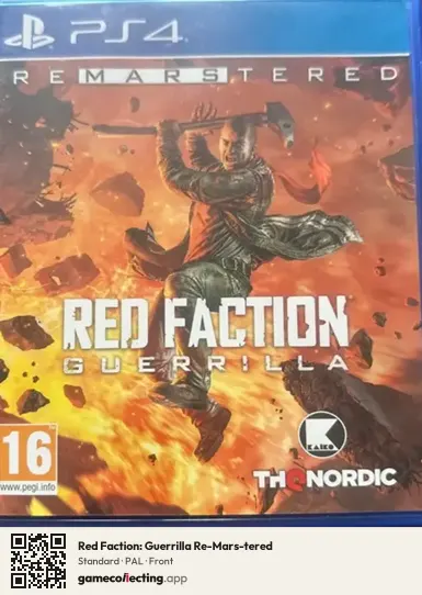 Red Faction: Guerrilla Re-Mars-tered PlayStation 4, PAL box front