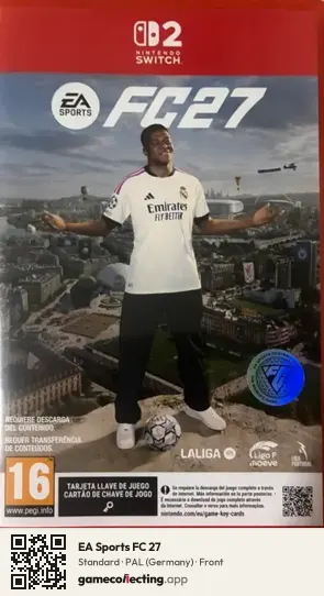 EA Sports FC 27 Nintendo Switch 2, Germany box front