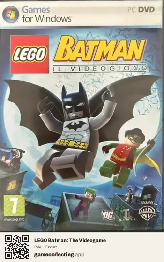 LEGO Batman: The Videogame Computer, PAL box front