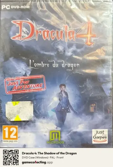 Dracula 4: The Shadow of the Dragon Computer, PAL box front