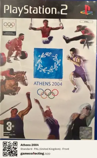Athens 2004 PlayStation 2, United Kingdom box front