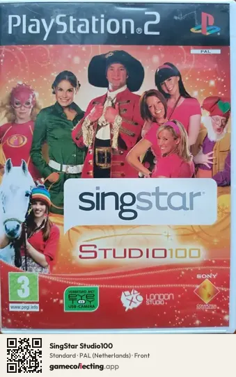 SingStar Studio100 PlayStation 2, Netherlands box front