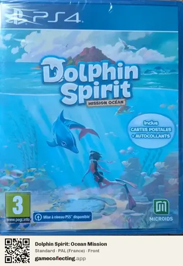 Dolphin Spirit: Ocean Mission PlayStation 4, France box front
