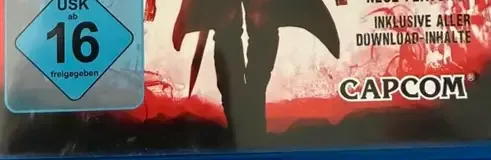 DmC: Devil May Cry, the USK square on its front