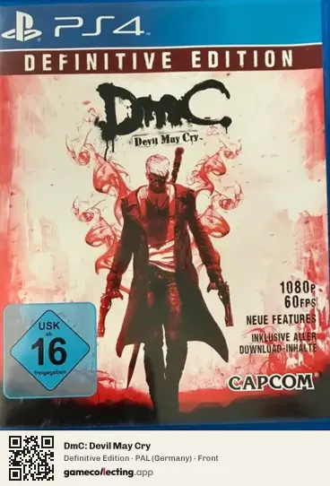 DmC: Devil May Cry PlayStation 4, Germany box front