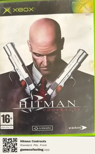 Hitman: Contracts Xbox, PAL box front