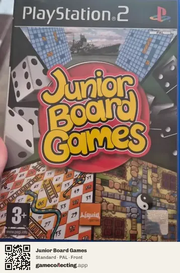 Junior Board Games PlayStation 2, PAL box front