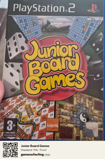 Junior Board Games PlayStation 2, PAL box front